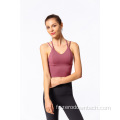 sport course fitness vêtements de yoga pour femmes hauts soutien-gorge